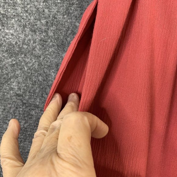 Blast Vintage 2 Pc Sleeveless Top & Pants Set Sz XL Pockets Coral - Picture 10 of 14